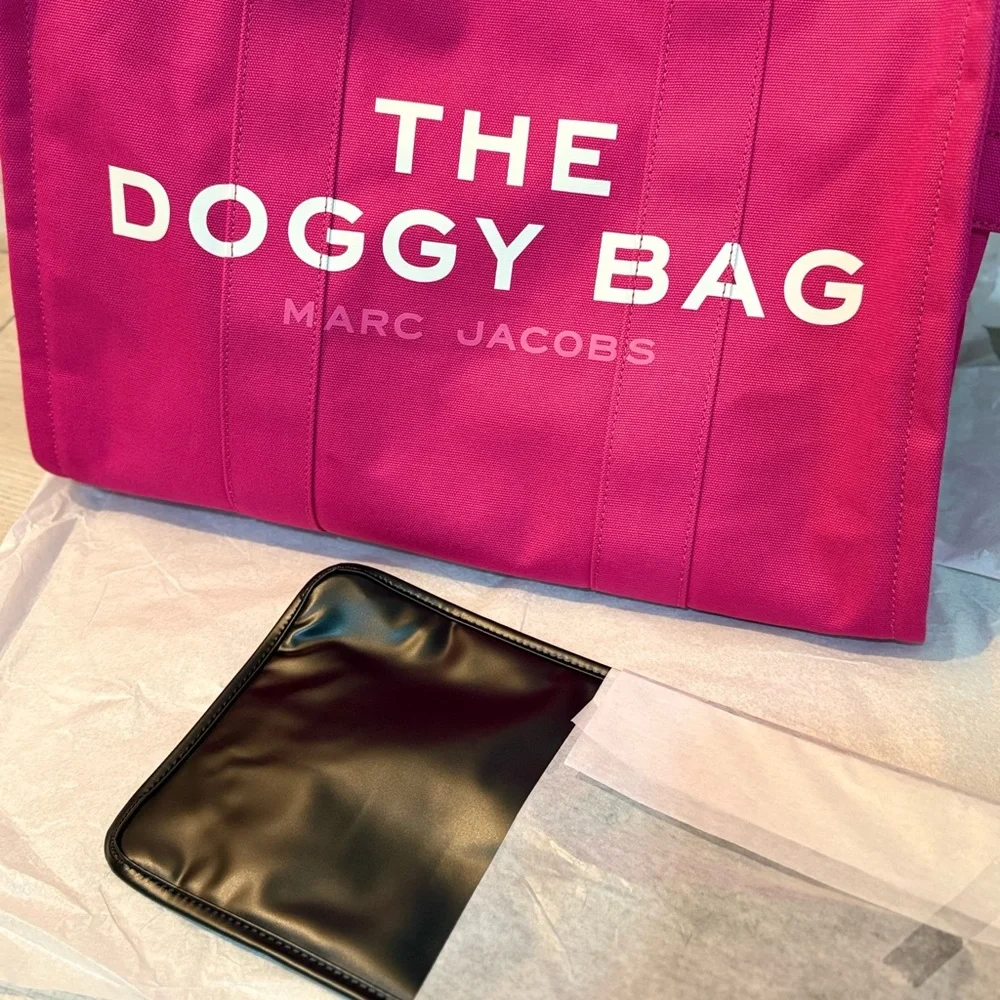 NWT Marc Jacobs The Doggy Bag raspberry pink - Picture 4 of 9